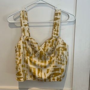 Rose and Olive crop top